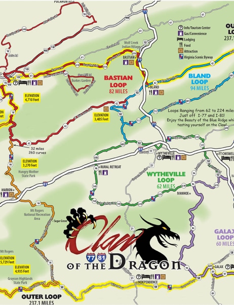 Claw of the Dragon Map